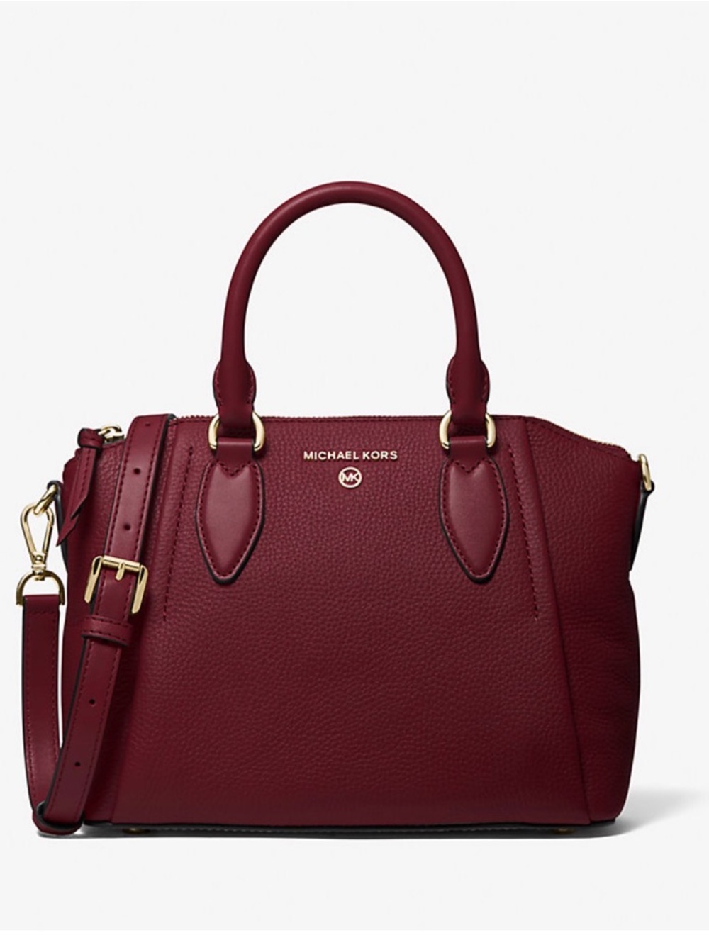 Michael Kors Small Satchel in Sienna - Picture 2 of 16